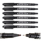 Маркер для татуажа двухсторонний черный