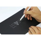 Ручка для татуажу з білим чорнилом