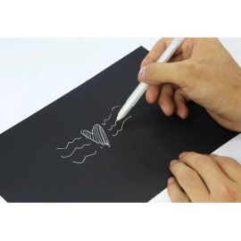 Ручка для татуажу з білим чорнилом