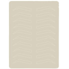 Штучна шкіра А5 з малюнком (Брови білий контур)