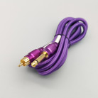 Шнур RCA 1.8 метра фіолетовий