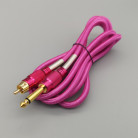 Шнур RCA 1.8 метра Рожево-фіолетовий
