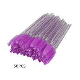 Щіточка для вій та брів бузкова