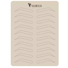 Штучна шкіра  з малюнком А5 (Брови чорний контур)