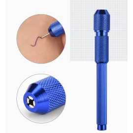 Маркер металл синий