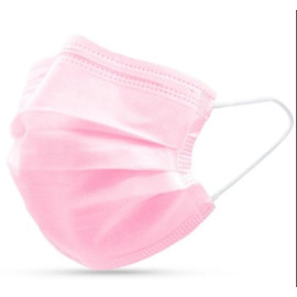 Маски медицинские розовые
