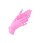 Перчатки нитриловые неопудренные Medicare (розовые)