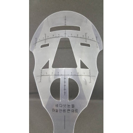 Лінійка лицьова для татуажу