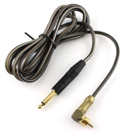 Шнур RCA угловой серый