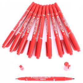 Маркер для татуажа двухсторонний красный