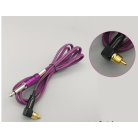 Шнур RCA 2.0 м фиолетовый  с угловым штекером  