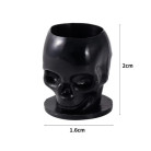 Капси під фарбу черепа (чорні) 50шт