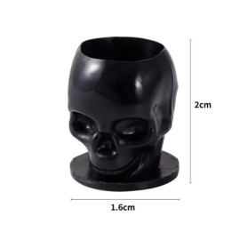 Капсы под краску черепа (черные) 50 шт