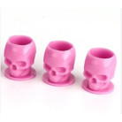 Капсы под краску черепа (розовые) 50 шт